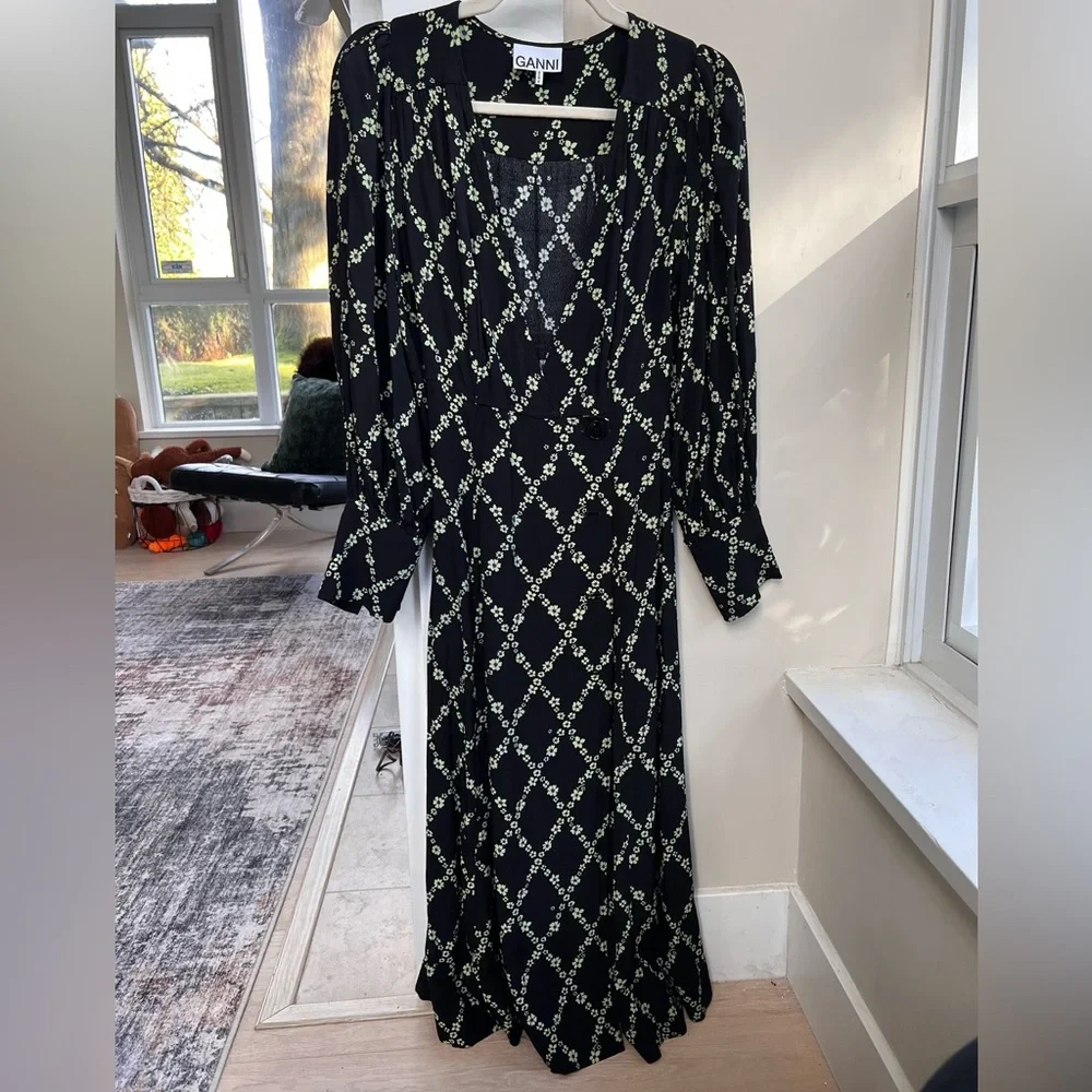 GANNI floral maxi dress - Picture 4 of 11